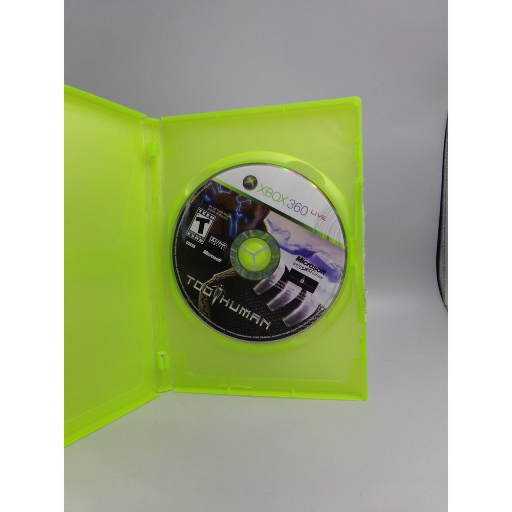 Too‎ Human XBOX 360 Video Game Disc Only with Blank Case